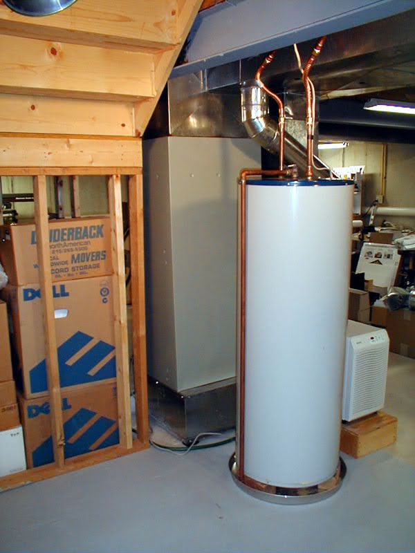 A new Arizola water heater installation in Fredericksburg.