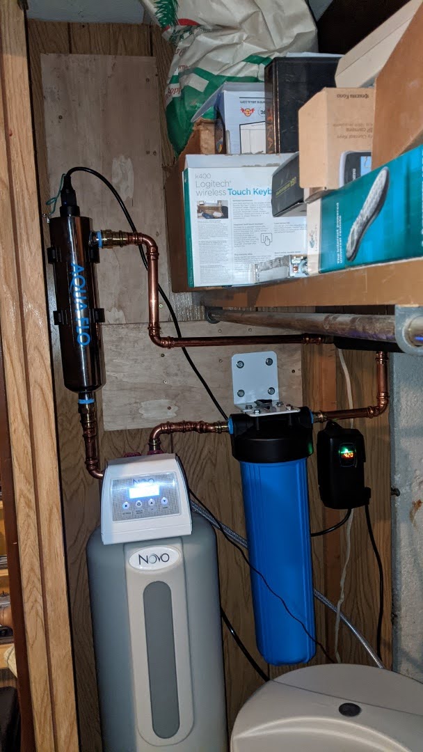 A Water softener system serviced by Arizola in Boerne TX.